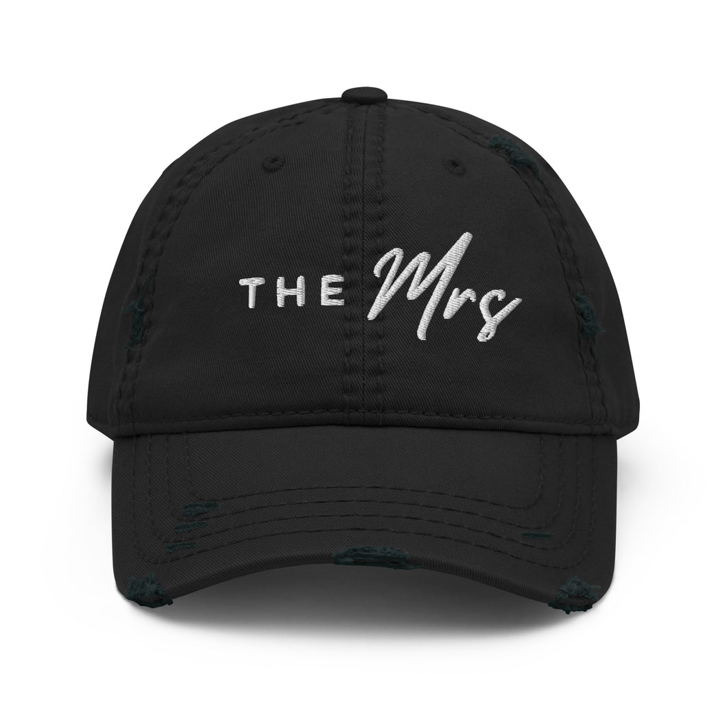 The Mrs Distressed Dad Hat